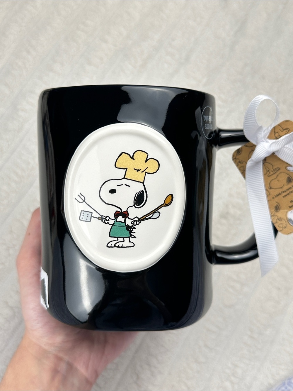 Rae Dunn Peanuts Snoopy Grill Master Mug